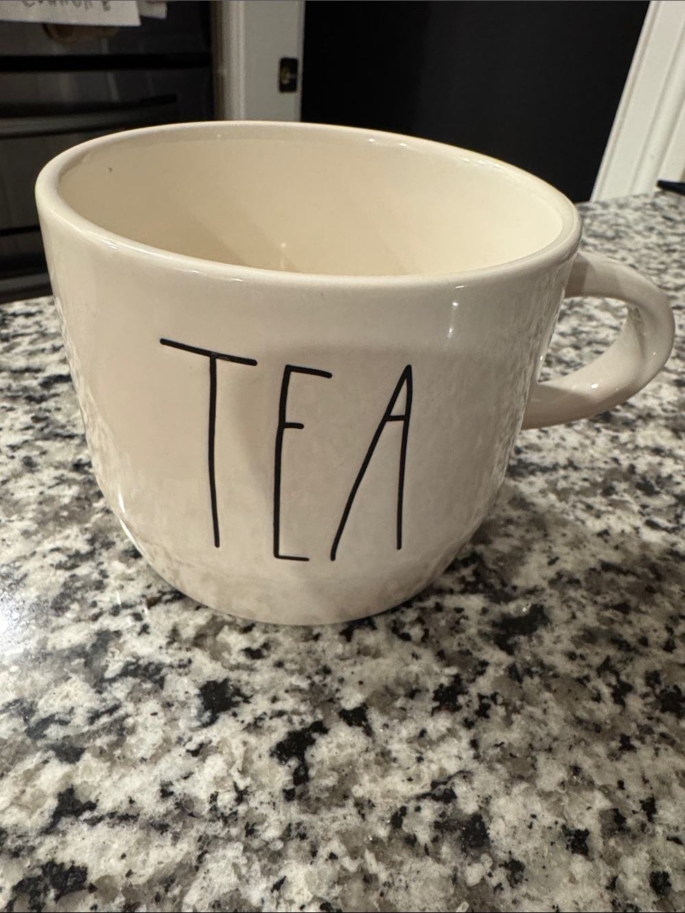 Rae Dunn Oversized Cream 'TEA' Ceramic Mug